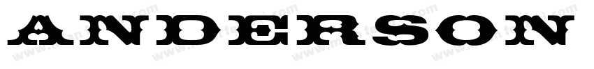 Anderson Thunderbird字体转换